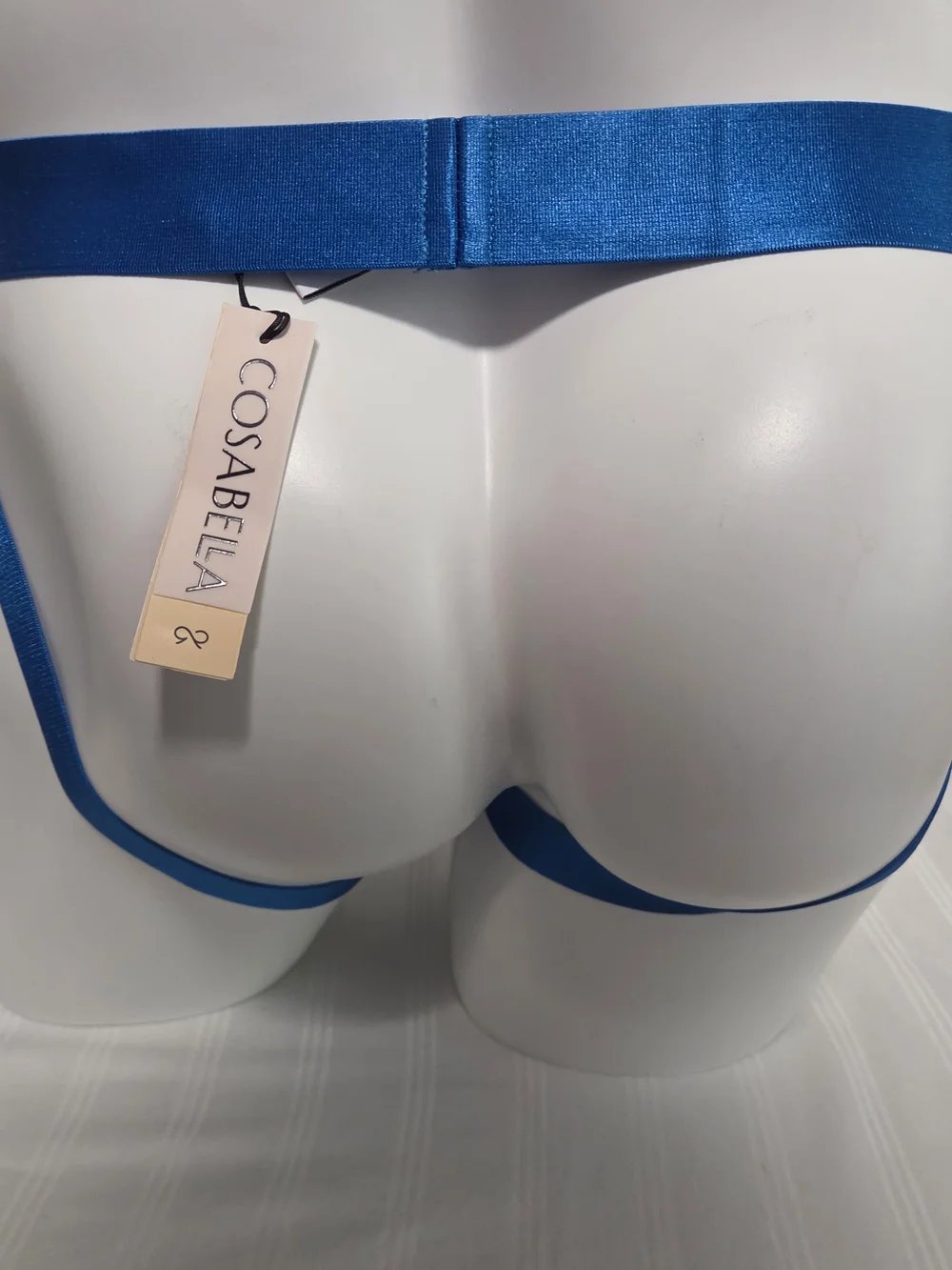 Cosabella Electric Blue Lace Men's Thong